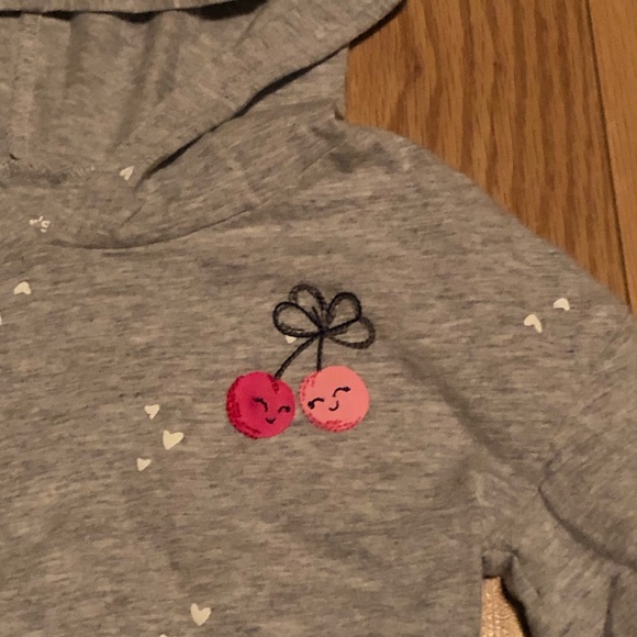 Carter's Gray Hooded Dress - Picture 4 of 5